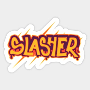 Slasher Sticker